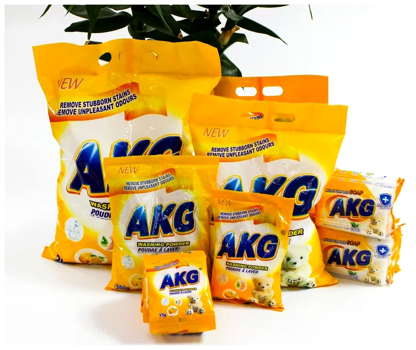 Gamme AKG : poudre à laver et savon multi-usage